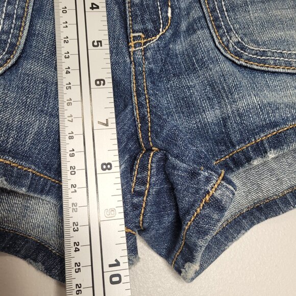 Vintage y2k Aeropostale low rise micro shorts spears hilton party size 7/8 - Picture 6 of 6